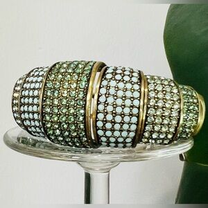 Heidi Daus “Tastefully Tiered” Swarovski Bracelet Vintage/🆕 in black Heidi box